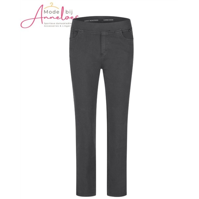 Anna Montana jeans 1001 Angelika Jump In Slim Flexi Grijs Anna Montana jeans 1001 Angelika Jump In Slim Flexi Grijs